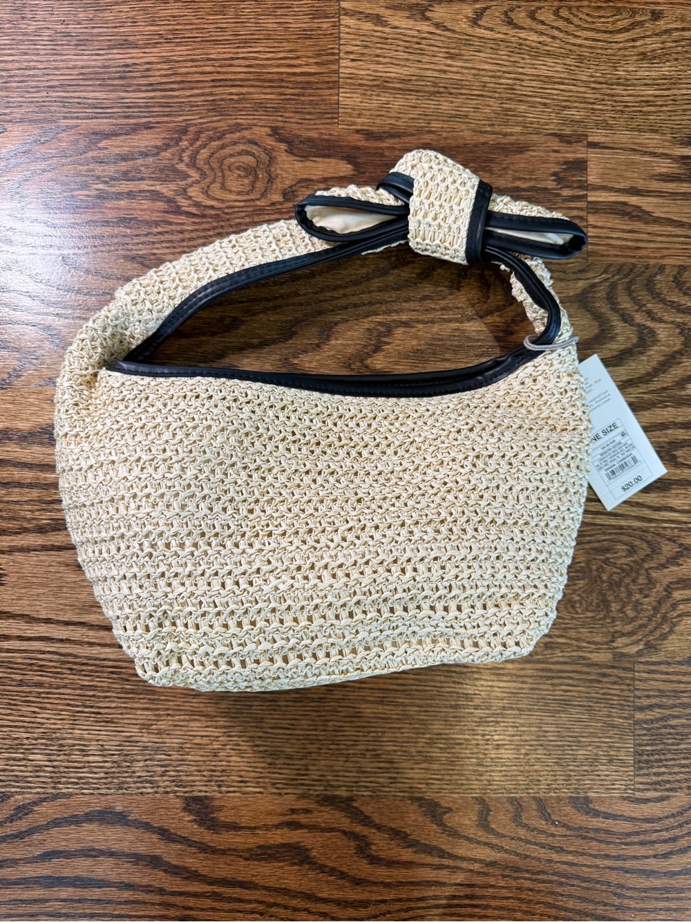 3/$25 NWT A New Day Straw Bow Hobo Shoulder Bag